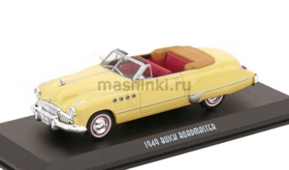 Изображение GREENLIGHT 1/43 BUICK Roadmaster Convertible 1949 (машина Чарли Бэббитт из к/ф Человек дождя)