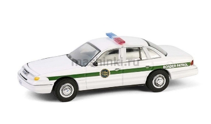 Изображение GREENLIGHT 1/64  FORD Crown Victoria U.S.Customs and Border Protection Border Patrol (Таможенная и пограничная служба США) 1997
