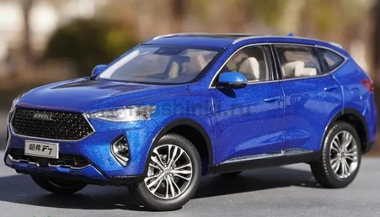 Изображение DEALER MODEL 1/18 HAVAL F7 blue/голубой