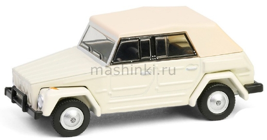 Изображение GREENLIGHT 1/64 VW Thing (Type 181) Soft Top 1973 beige/tan