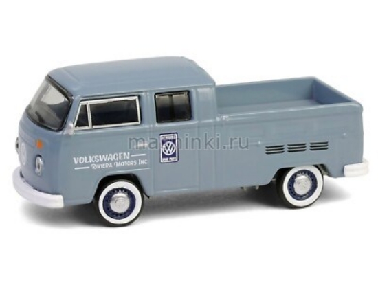 Изображение GREENLIGHT 1/64 VW T2 пикап с двойной кабиной Volkswagen Service 1978