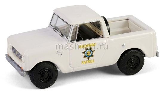 Изображение GREENLIGHT 1/64 HARVESTER Scout пикап California Highway Patrol 1964