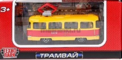 Изображение ТЕХНОПАРК Транспорт городской: трамвай 7,5 см в коробке
