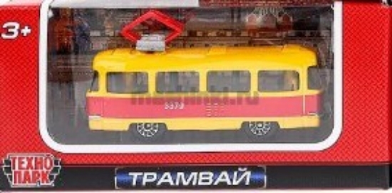 Изображение ТЕХНОПАРК Транспорт городской: трамвай 7,5 см в коробке