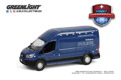 Изображение GREENLIGHT 1/64 FORD Transit LWB High Roof Bellingham Crisis Negotiation Team Washington 2020