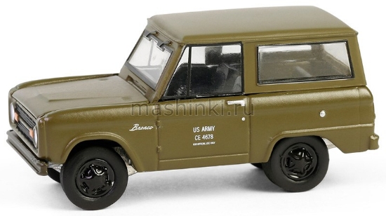 Изображение GREENLIGHT 1/64 FORD Bronco U.S. Army Proposal 1966 military green