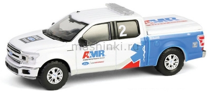 Изображение GREENLIGHT 1/64 FORD F-150 XLT AMR Safety Team 2020