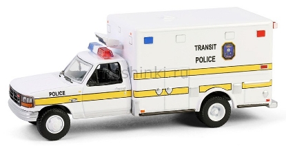 Изображение GREENLIGHT 1/64 FORD F-350 Ambulance Washington DC Metro Transit Police 1994