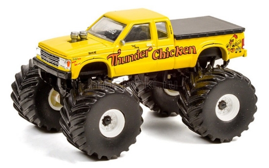 Изображение GREENLIGHT 1/64 CHEVROLET S-10 Monster Truck Thunder Chicken Bigfoot 1989
