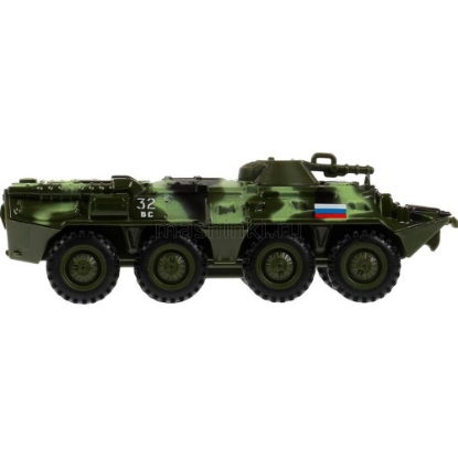 Изображение ТЕХНОПАРК БТР-80 бронетранспортер 13 см повор. башня камуфляж