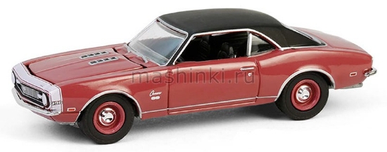 Изображение GREENLIGHT 1/64 CHEVROLET Camaro SS 396 1968 cordova maroon