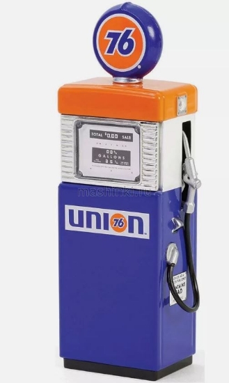 Изображение GREENLIGHT 1/18 бензоколонка Wayne 505 Gas Pump Union 76 1951
