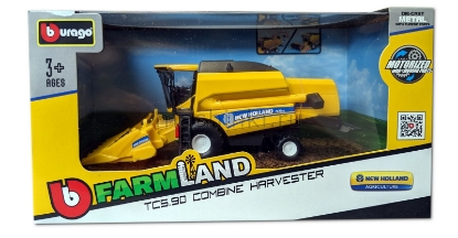 Изображение BBURAGO Farmland TCS.90 Harvester комбайн с жаткой 18 см yellow/желтый