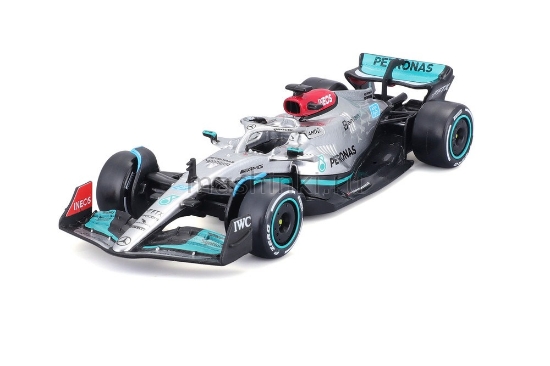 Изображение BBURAGO 1/43 MERCEDES AMG F1 W13 E Performance №63 Petronas Team G.Russell Formula 1 2022