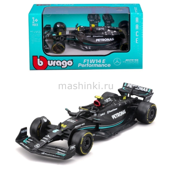 Изображение BBURAGO 1/43 MERCEDES-AMG F1 W14 E Performance №44 Petronas Team L.Hamilton Formula 1 2023