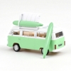 Изображение NOREV JET CAR 1/43 VW T2 Combi Camper Van с досками для серфинга 1973 green