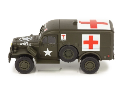 Изображение ATLAS 1/43 DODGE WC54 Military Ambulance 1945