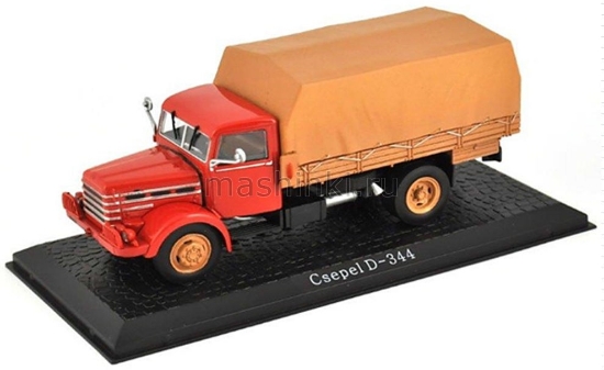 Изображение ATLAS 1/43 CSEPEL D-344 1972 red/beige