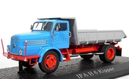 Изображение ATLAS 1/43 IFA H6 KIPPER самосвал 1954 blue/grey