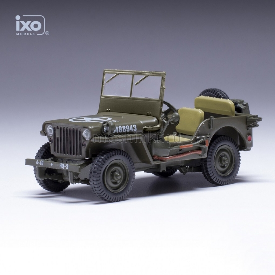 Изображение IXO 1/43 JEEP Willys MB US Army 1943 olive green