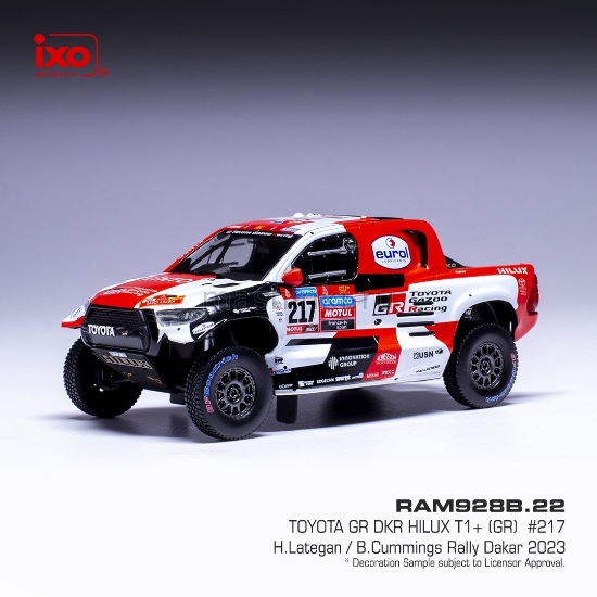 Изображение IXO 1/43 TOYOTA GR DKR Hilux T1+ №217 Toyota Gazoo Racing Lategan/Cummings 5 место Rally Dakar 2023