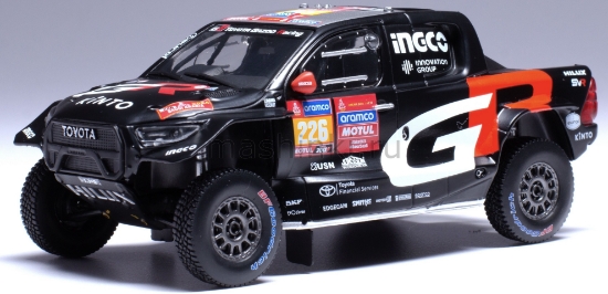 Изображение IXO 1/43 TOYOTA GR DKR Hilux Evo T1U №226 Toyota Gazoo Racing Variawa/Cazalet 16 место Rally Dakar 2024