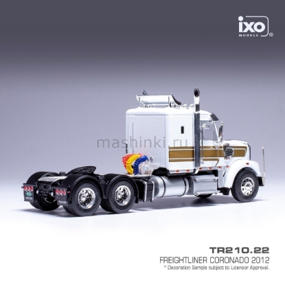 Изображение IXO 1/43 Седельный тягач FREIGHTLINER Coronado 2012 white/gold
