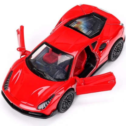 Изображение ТЕХНОПАРК FERRARI 488 GT 12 см красный