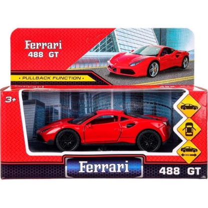 Изображение ТЕХНОПАРК FERRARI 488 GT 12 см красный