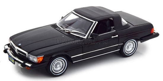 Изображение NOREV 1/18 MERCEDES-BENZ 450 SL R107 US Version American Gigolo 1979 black