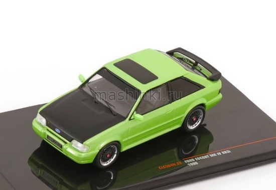 Изображение IXO 1/43 Ford Escort MKIV XR3i 1990 green metallic/black