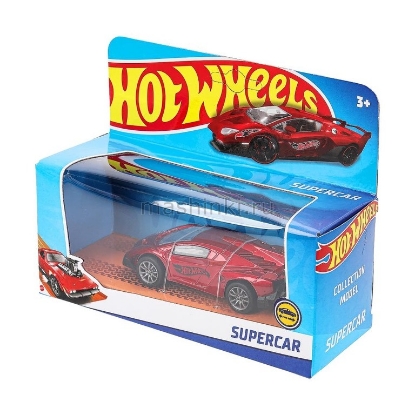 Изображение HOT WHEELS ТП Спорткар (свет, звук) 10 см красный