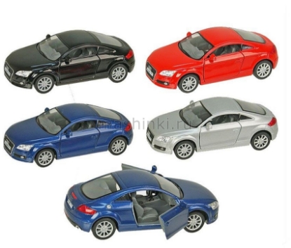 Изображение KINSMART AUDI TT Coupe 2008 серебристый (?)