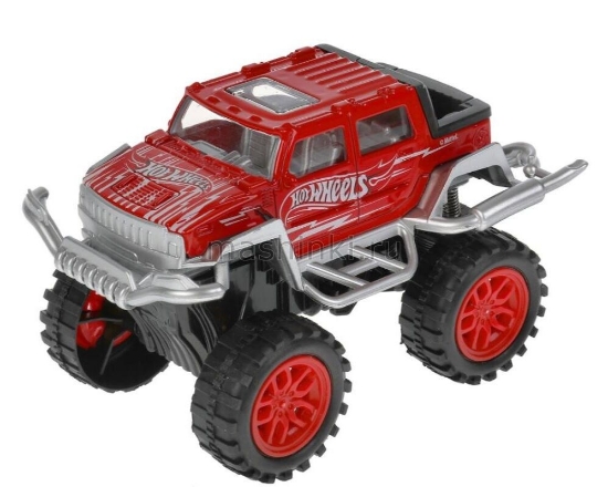 Изображение HOT WHEELS ТП Джип (свет, звук) 11 см красный