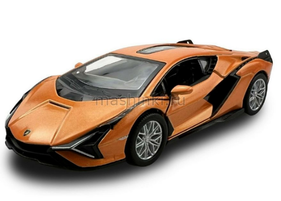 Изображение KINSMART 1/40 LAMBORGHINI Sian FKP 37 оранжевый