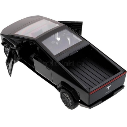 Изображение ТЕХНОПАРК TESLA Cybertruck 13,7 см (свет, звук) матовый черный