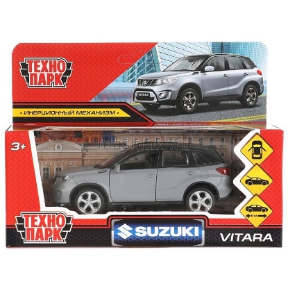 Изображение ТЕХНОПАРК SUZUKI Vitara S 2015 12 см матовый серый