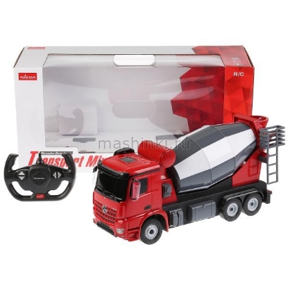 Изображение R/C RASTAR 1/24 Бетономешалка р/у красный