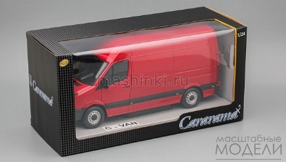 Изображение CARARAMA 1/24 VW Crafter Van красный