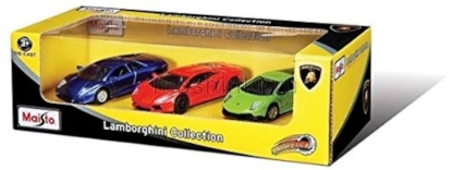 Изображение MAISTO 1/43 Набор LAMBORGHINI 3 шт