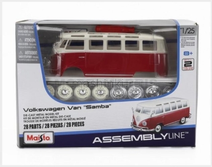 Изображение MAISTO KIT 1/24 VW Van Samba red/красный