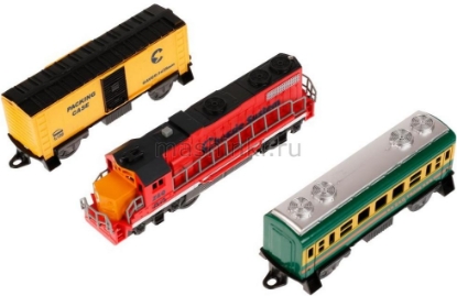 Изображение Ж/Д ТЕХНОДРАЙВ Железная дорога 188 см (свет, звук) 61,5х26,5х6 см