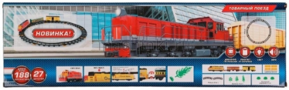 Изображение Ж/Д ТЕХНОДРАЙВ Железная дорога 188 см (свет, звук) 61,5х26,5х6 см