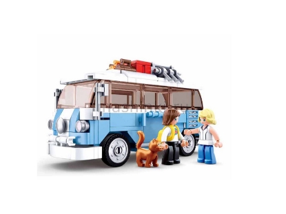 Изображение Конструктор SLUBAN Микроавтобус фигурки 227 деталей