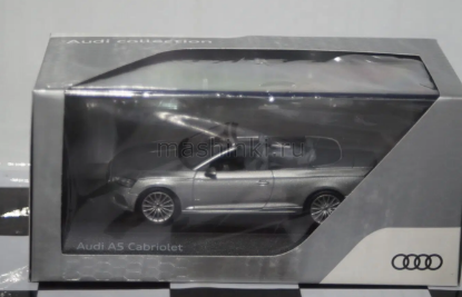 Изображение DEALER MODEL-SPARK 1/43 AUDI A5 Convertible 2017 floret silver