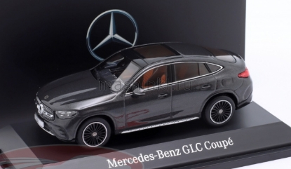 Изображение DEALER MODEL 1/43 MERCEDES-BENZ GLC Coupe (C254) 2023 dark gray metallic