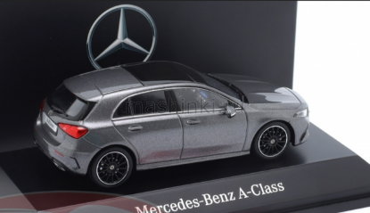 Изображение DEALER MODEL-SPARK 1/43 MERCEDES-BENZ A-Klasse (W177) AMG Line 2018 grey metallic