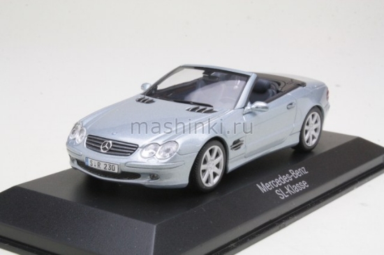 Изображение DEALER MODEL-NOREV 1/43 MERCEDES-BENZ SL-Class (R230) 2001 tellurium silver metallic
