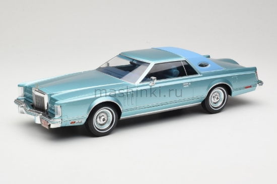 Изображение MODELCAR 1/18 LINCOLN Continental Mark V 1978 light blue