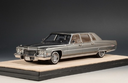 Изображение GLM STAMP 1/43 CADILLAC Fleetwood 75 Limousine 1973 park avenue gray poly